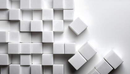 The white cube box is shifted randomly, on the left side, there is an empty space on the rig