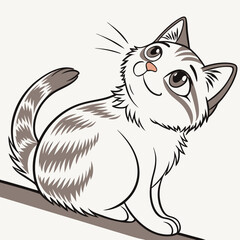 cat cartoon illustration