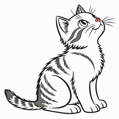 cat cartoon illustration