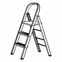 ladder isolated