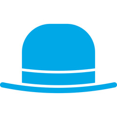 Hat I icon single vector illustration