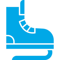Skates icon single vector illustration