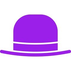 Hat I icon single vector illustration