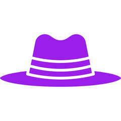 Hat II icon single vector illustration
