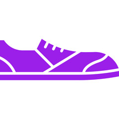 Sneakers icon single vector illustration