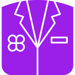 Suit icon single vector illustration