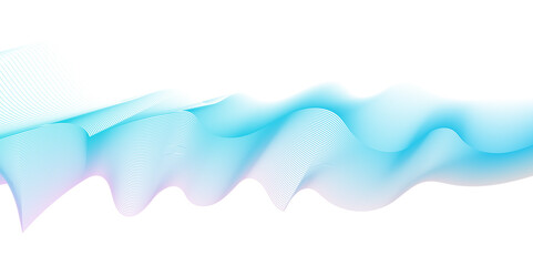 Wave color lines blend. Abstract wavy lines stripes white background. Vector curve line pattern mesh.	
