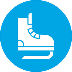 Skates icon single vector illustration