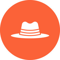 Hat II icon single vector illustration