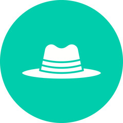 Hat II icon single vector illustration