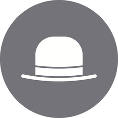 Hat I icon single vector illustration