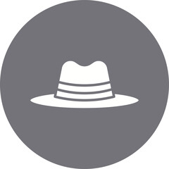 Hat II icon single vector illustration