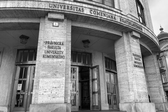 Comenius University Bratislava is the oldest and largest Slovak university, named after Jan Amos Comenius 