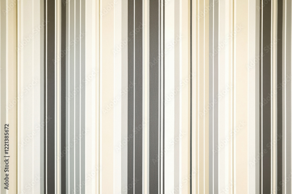 Poster modern striped pattern showcasing neutral tones with a refined texture in high depth of field