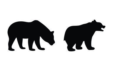 silhouette of a bear