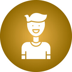 Man icon single vector illustration