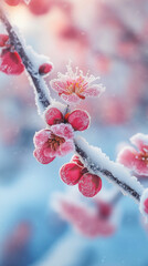 cherry blossom on sky