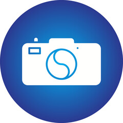 Camera icon single vector illustration