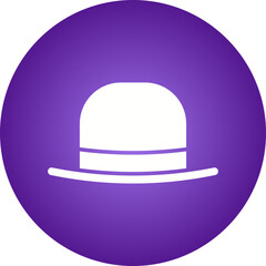 Hat I icon single vector illustration