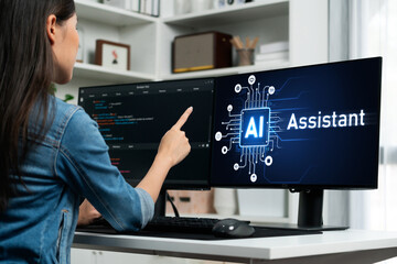 Generative AI virtual assistant tools for prompt engineer and user for ease of engage artificial...
