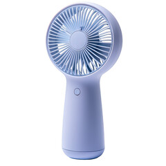 Handheld Fan for Cooling and Stylish Design Concepts isolated on transparent background