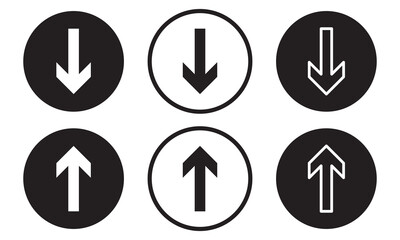 Swipe icon set. Swipe up arrow icons. Arrow buttons for social media. Scroll pictogram. Web icons. Vector illustration.
