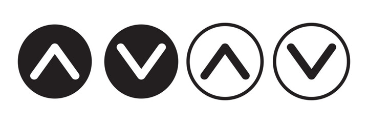 Arrow icon set cursor arrow up down and symbol icons. Modern simple solid arrows collection web design, mobile apps, interface minimal flat, solid line left right top bottom direction path way media