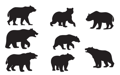 set of animals silhouettes