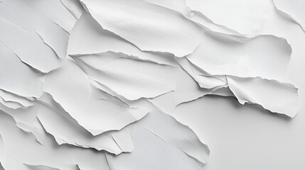 Abstract texture of crumpled white material.  Perfect for backgrounds or design elements.