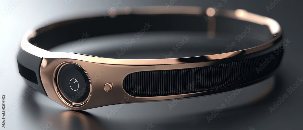 Poster sleek minimalist smart collar design with modern aesthetic and functionality