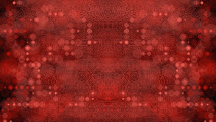 red background