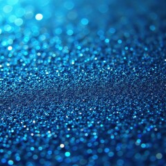 Glittering blue substance coats a metallic surface, coating, reflective