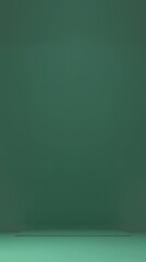 Serene Green Minimalist Studio Background