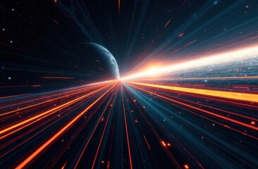 Obraz premium space galaxy in space