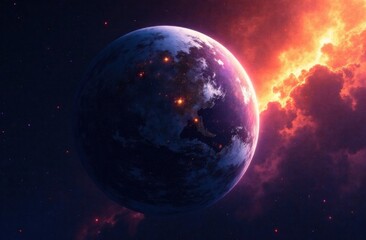 Obraz premium planet in space