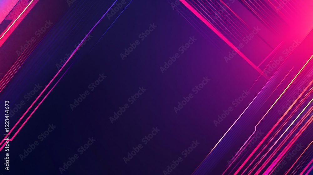 Poster abstract background with vibrant pink and purple lines creating a dynamic design