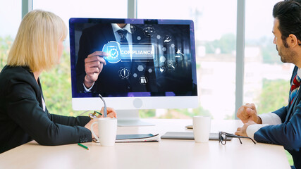 Compliance system for modish online corporate business to meet quality standard