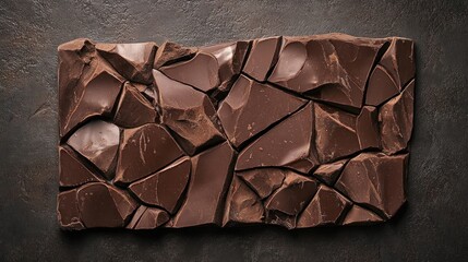 Broken Chocolate Bar: A Dark Delight
