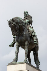 Obraz premium The majestic monument to Jan Žižka in Prague