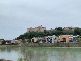 view of the town Bavaria Burghausen