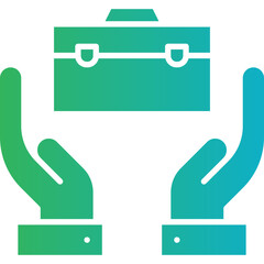 Job icon single vector illustration