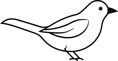 Fototapeta premium bird illustration vector art 