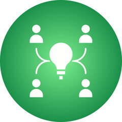 Executive Team icon single vector illustration