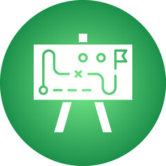Development Plan icon single vector illustration