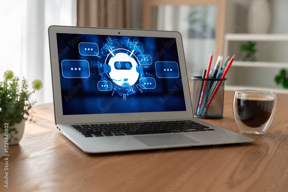 Poster chatbot software application for modish online business that automatically reply to customer questio