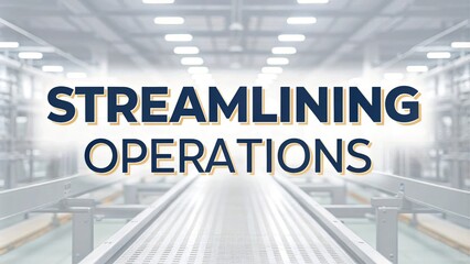 Streamlining Operations in Modern Warehouse Environment - Concept of efficient logistics showcasing streamlined processes automation and productivity in a dynamic workspace.