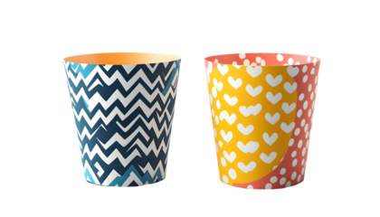 Patterned Popcorn Box Design