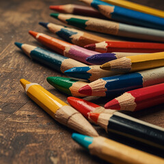 Fototapeta premium Crayons