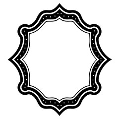 Frame with ornament Illustration, flower, design, outline, template, pattern, Vintage Retro Ornamental Decorative Border Frame, Ornate border, Classy border. Transparent Frame 