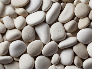 Beautiful medium size white stones background 